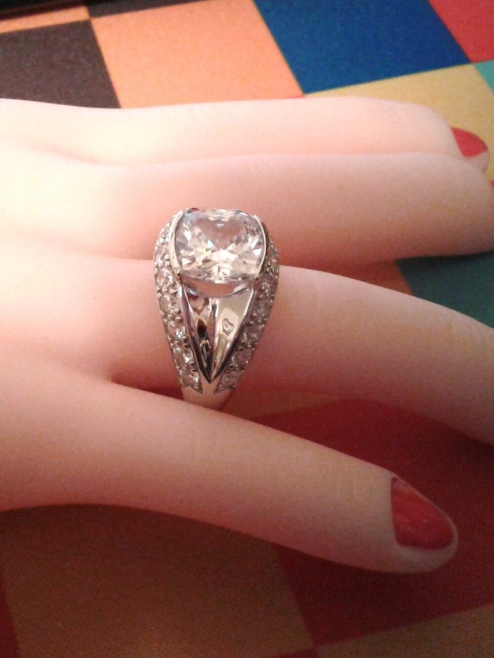 BJB091 Bella Luce CZ Center Design/Bridal Style Ring 8.92ctw. Size 10 LNC